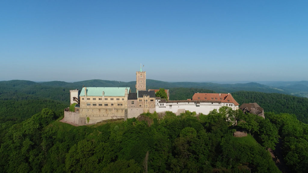 Ilyen csodálatos Wartburg vára madártávlatból