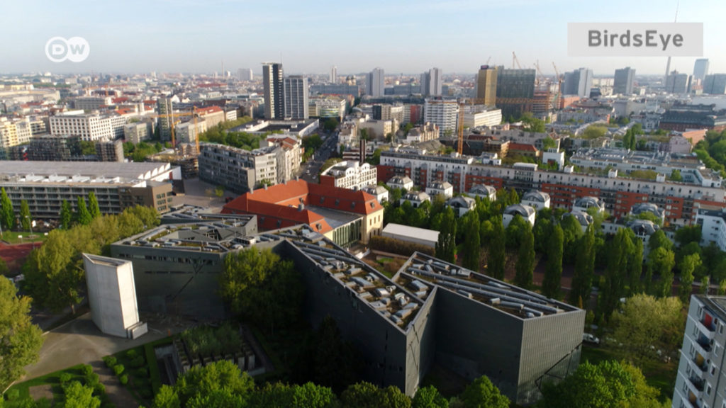 A berlini Zsidó Múzeum izgalmas épülete az égből