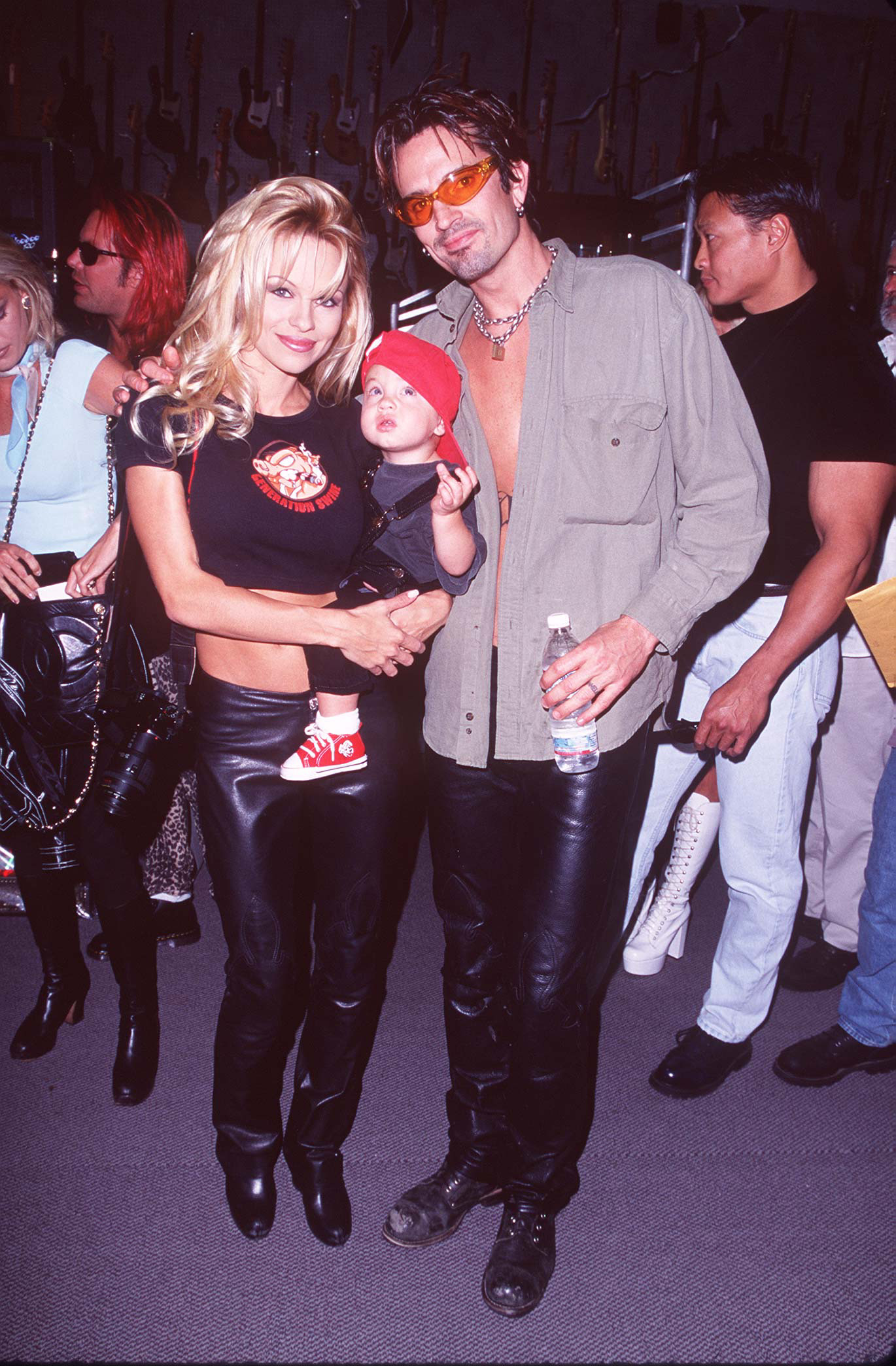 Pamela Anderson, Tommy Lee és Brandon