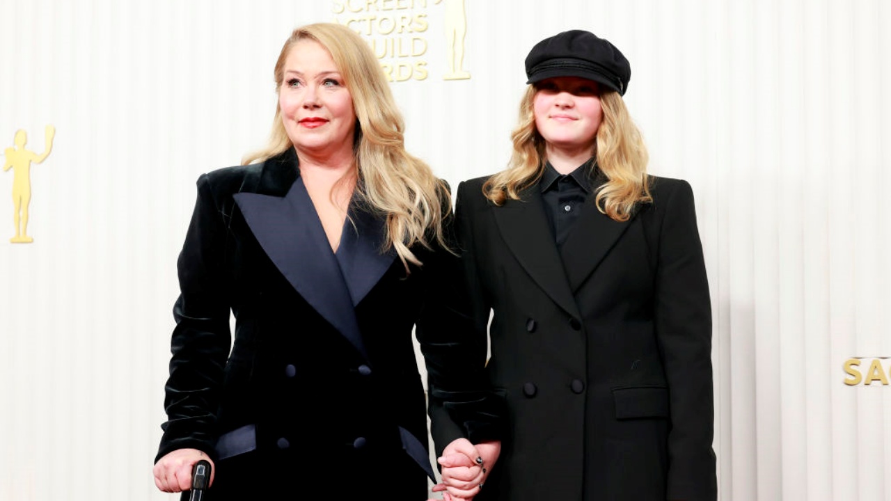 Christina Applegate and her daughter