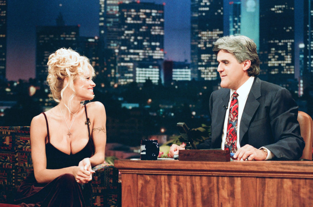 Pamela Anderson és Jay Leno