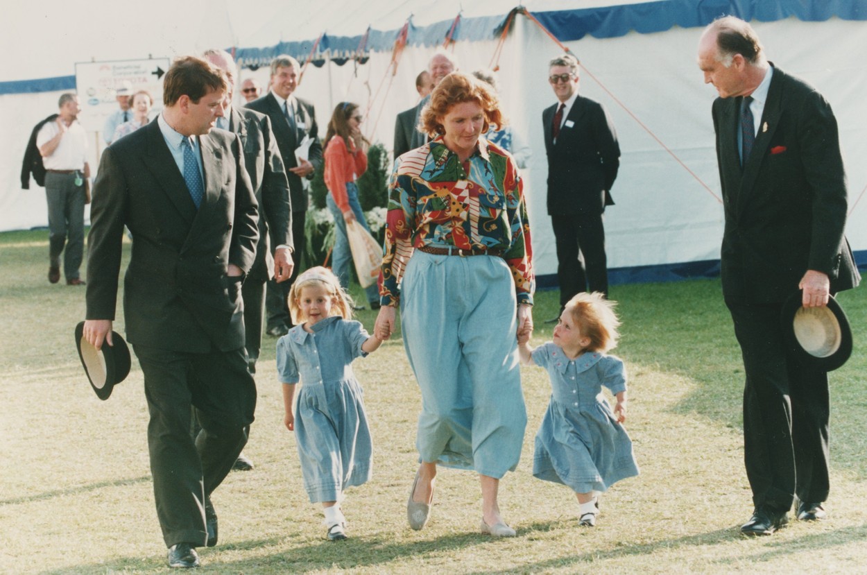 András herceg, Saras hercegné, Eugénia hercegnő és Beatrix hercegnő