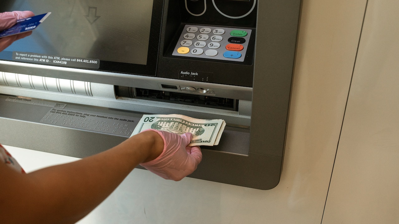 Bankautomata, pénzfelvétel