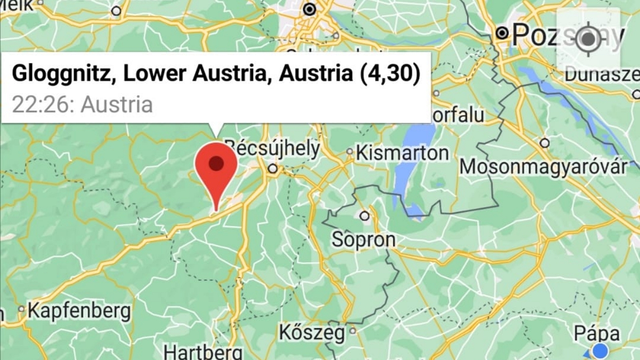 földrengés ausztriában