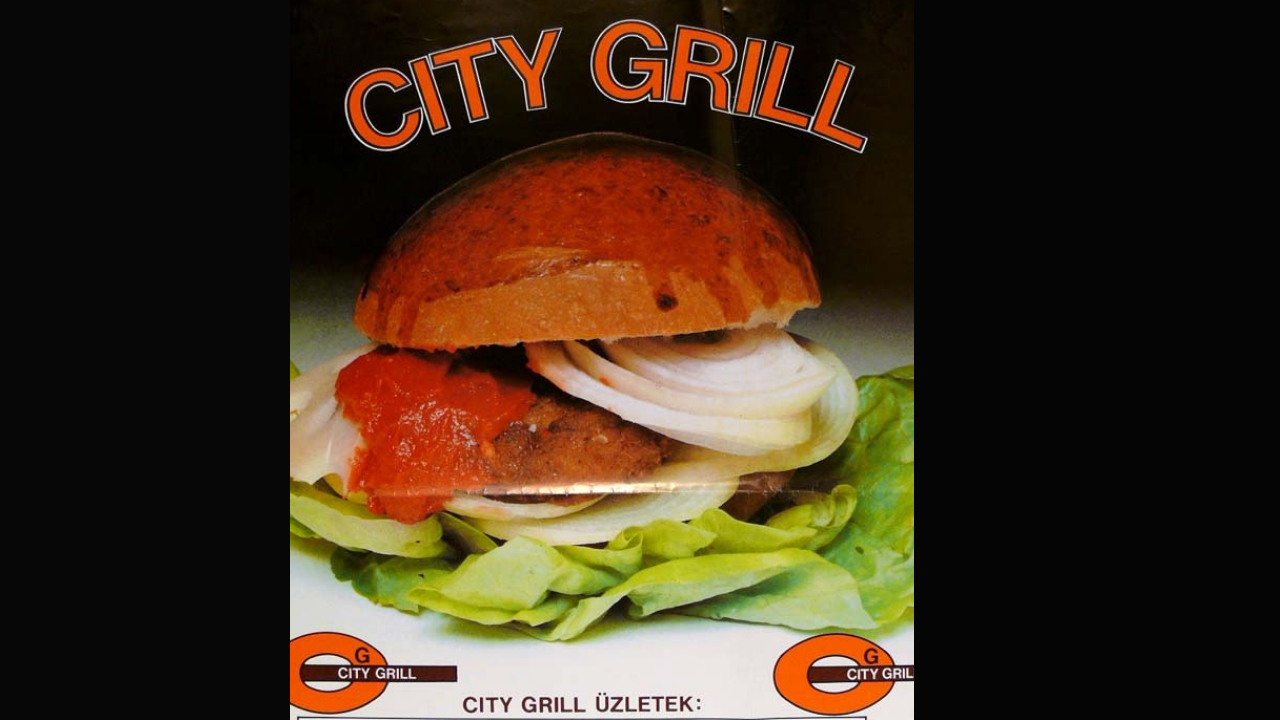Retró City Grill reklám