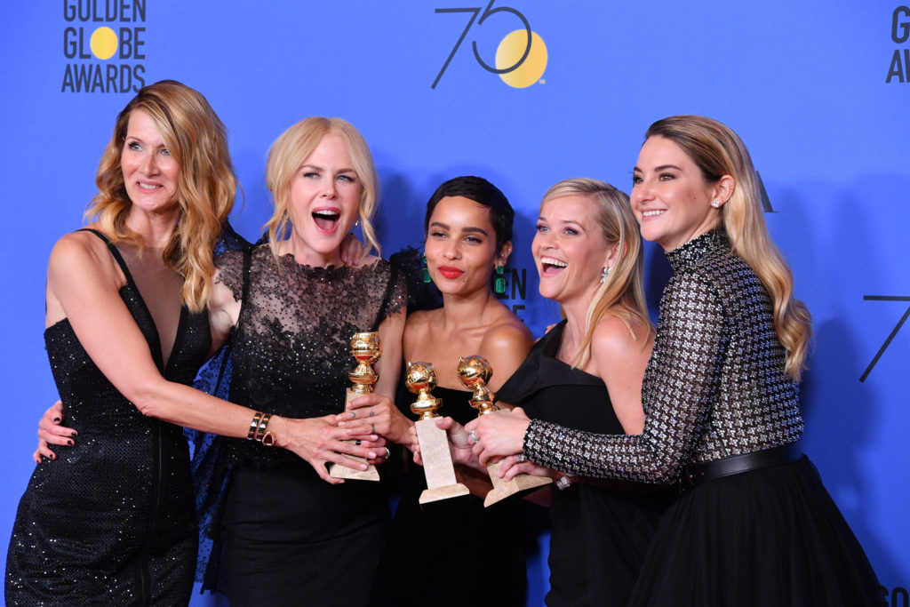 Laura Dern, Nicole Kidman, Zoe Kravitz, Reese Witherspoon és Shailene Woodley
