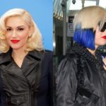 Gwen Stefani szőke és kék hajjal