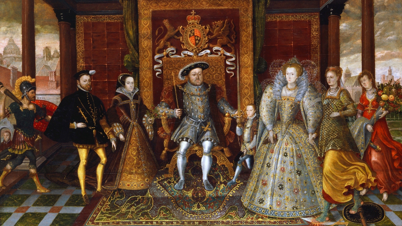 VIII. Henrik és csalájda (Forrás: Getty Images)