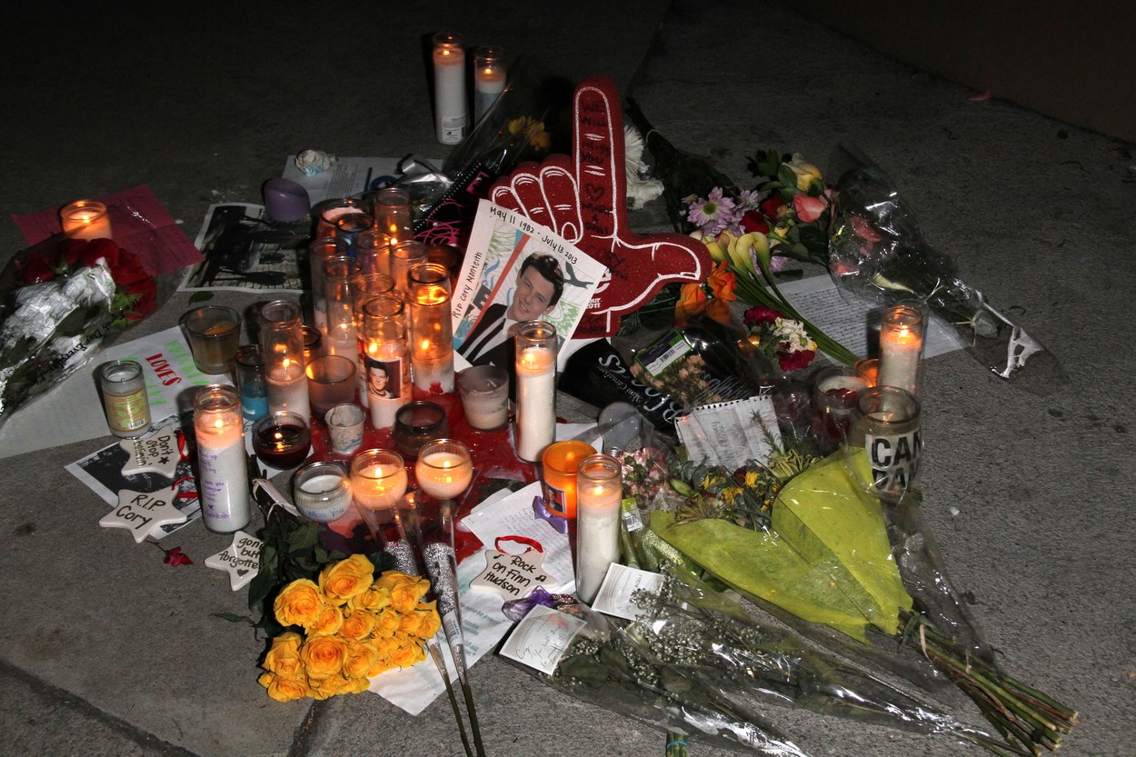 Cory Monteith halála emléke