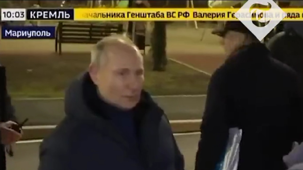Putyin Mariupolban