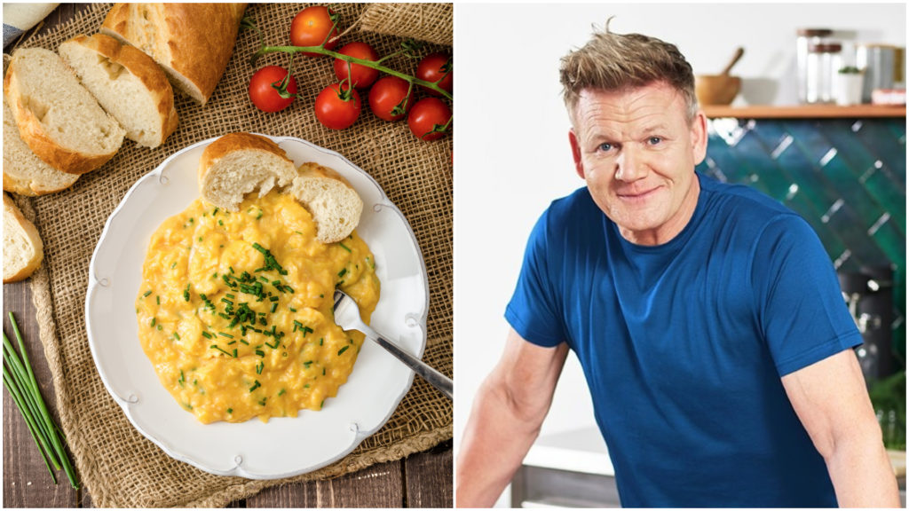 Életünk legkrémesebb rántottáját Gordon Ramsay-nek köszönhetjük