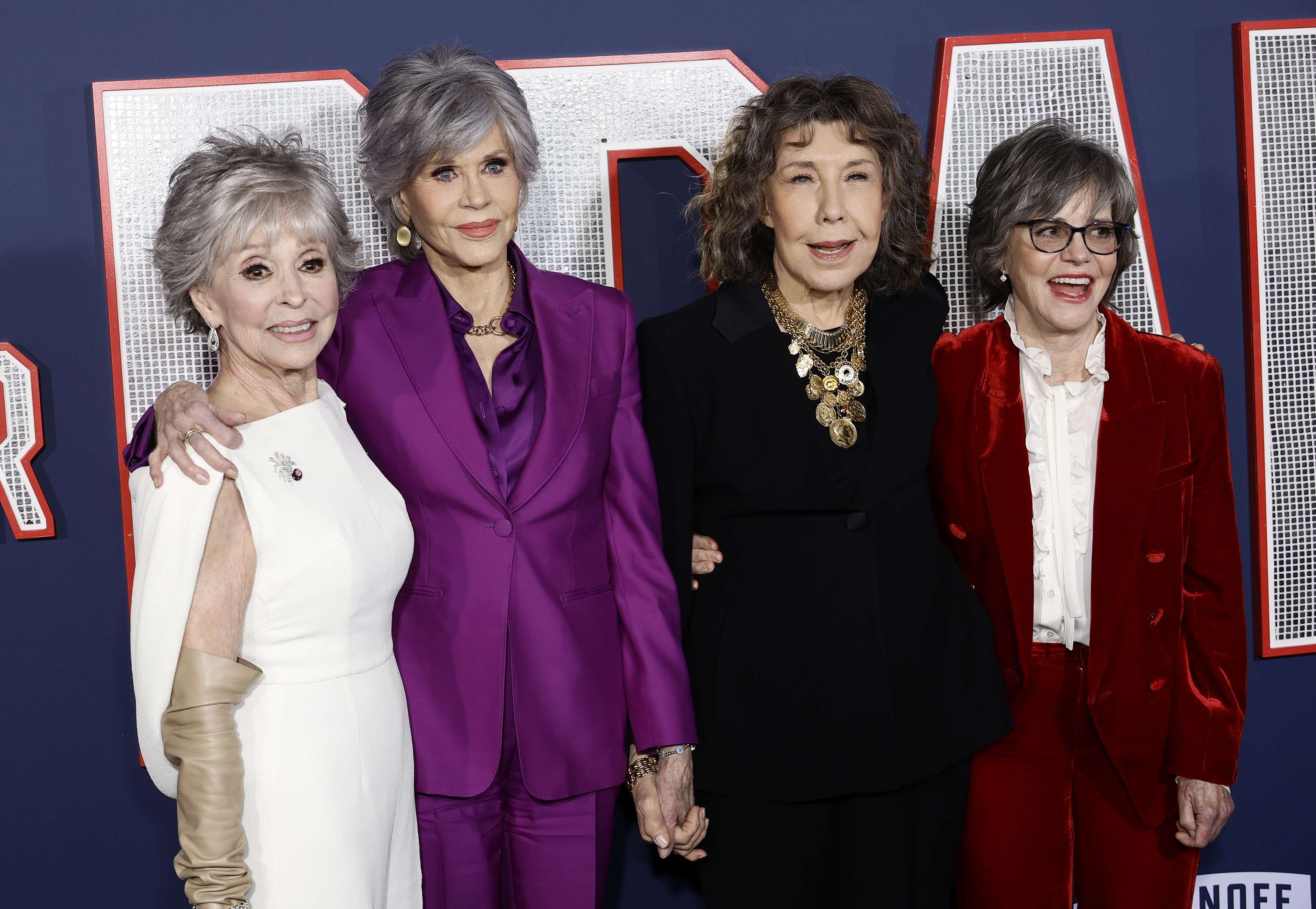 Rita Moreno, Jane Fonda, Lily Tomlin Sally Field