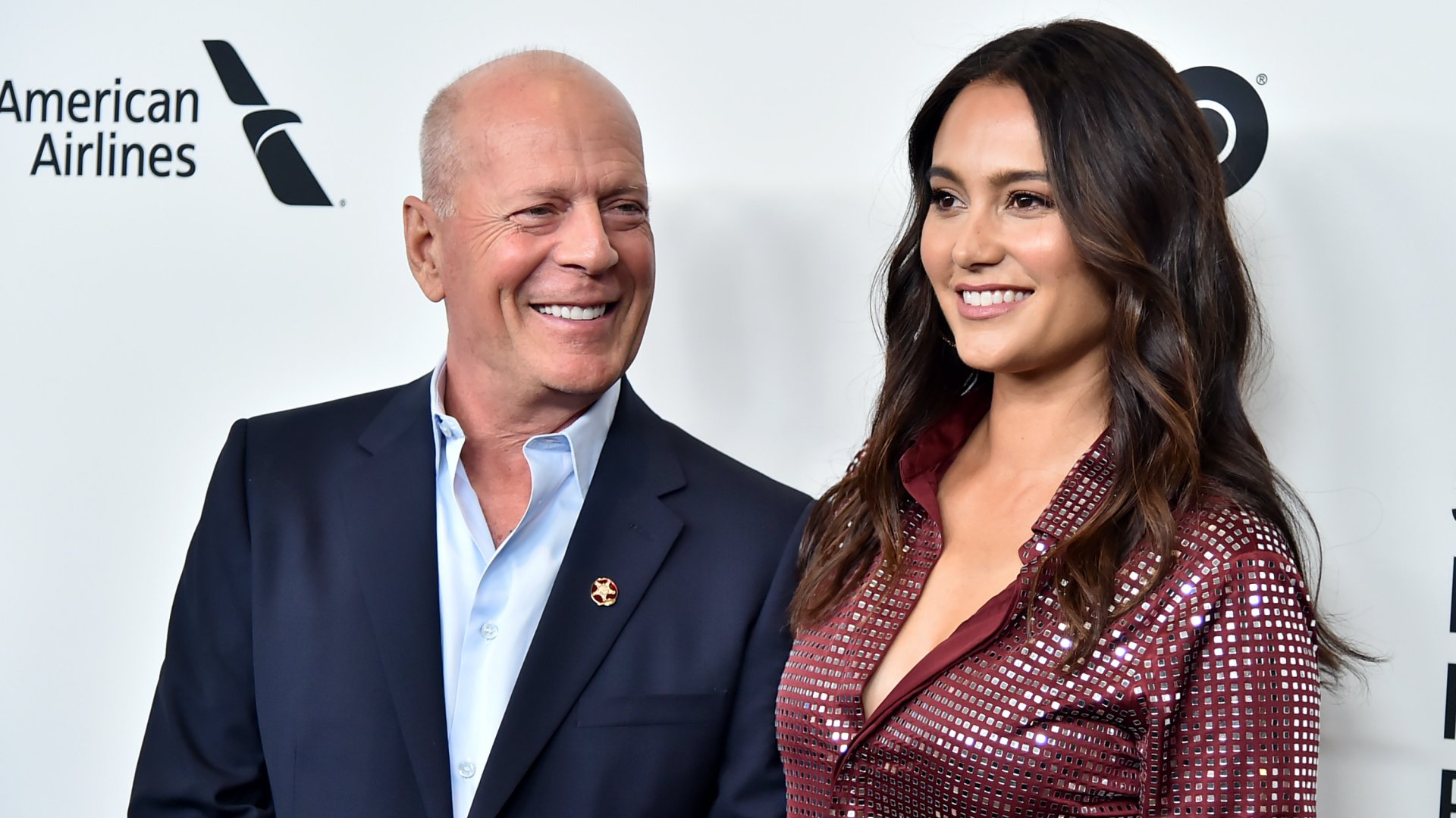 Bruce Willis és felesége, Emma Heming Willis 2019-ben New Yorkban