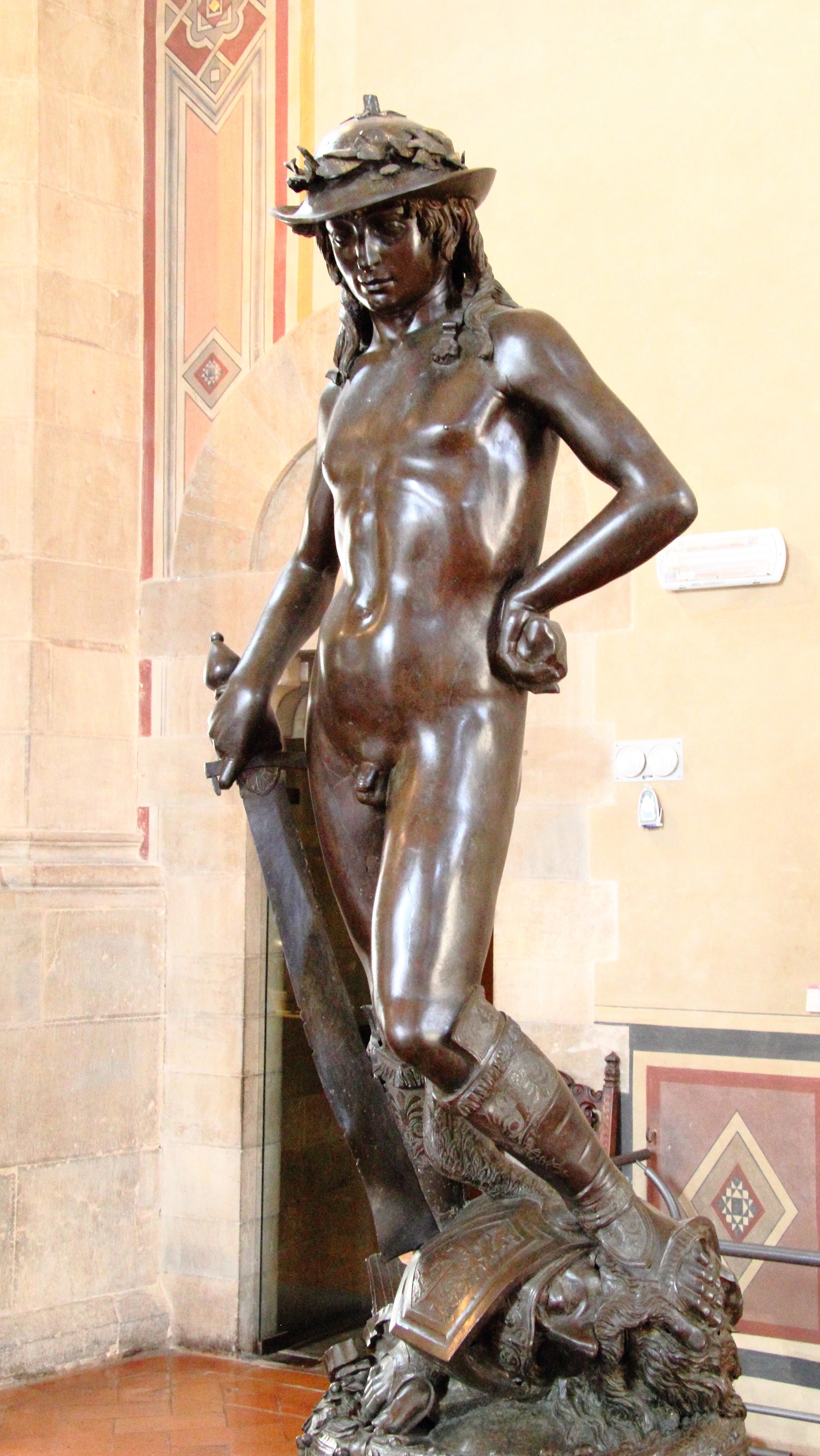 Donatello Dávid-szobra (fotó: Wikipedia)