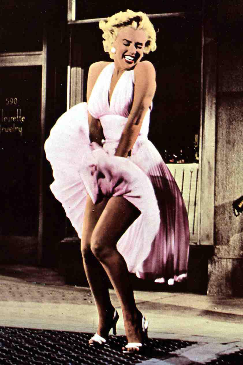 Marilyn Monroe a Hétévi vágyakozás című filmben