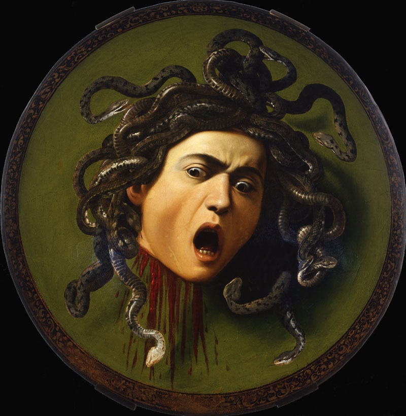Caravaggio Medúza feje