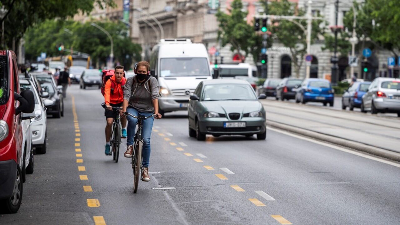 biciklisták Budapesten