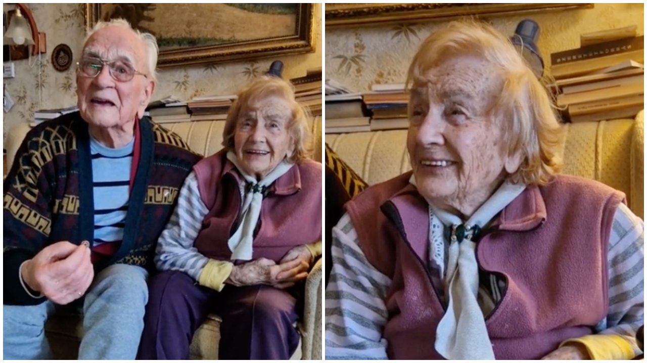 A 104 éves Laci bácsi és a 100 éves Margit néni Szarvason