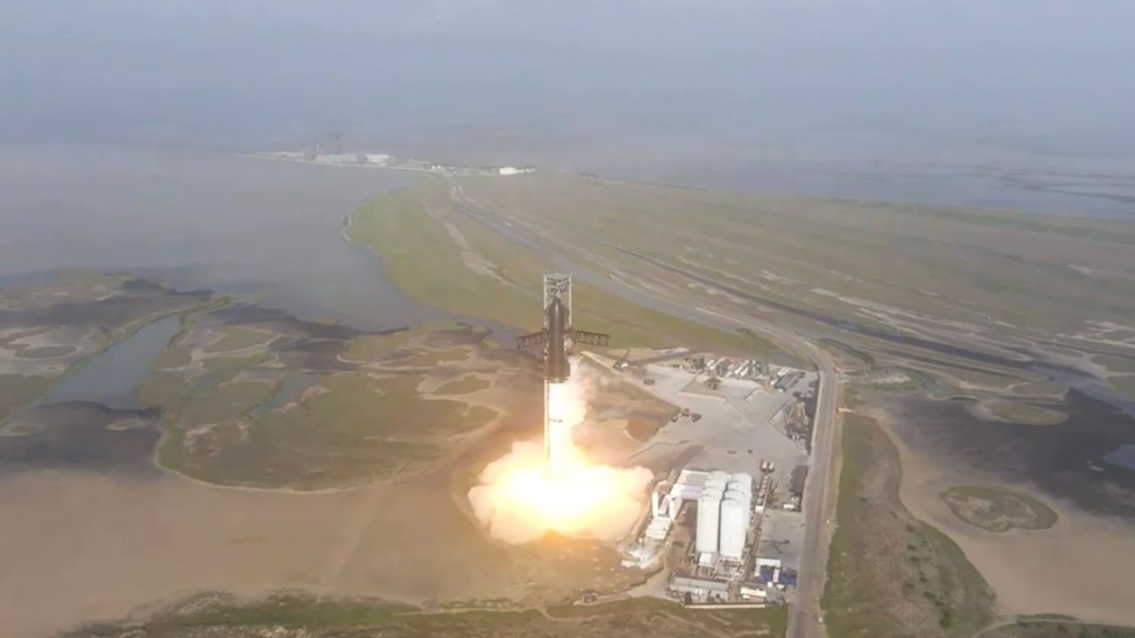 A Starship rakéta kilövése