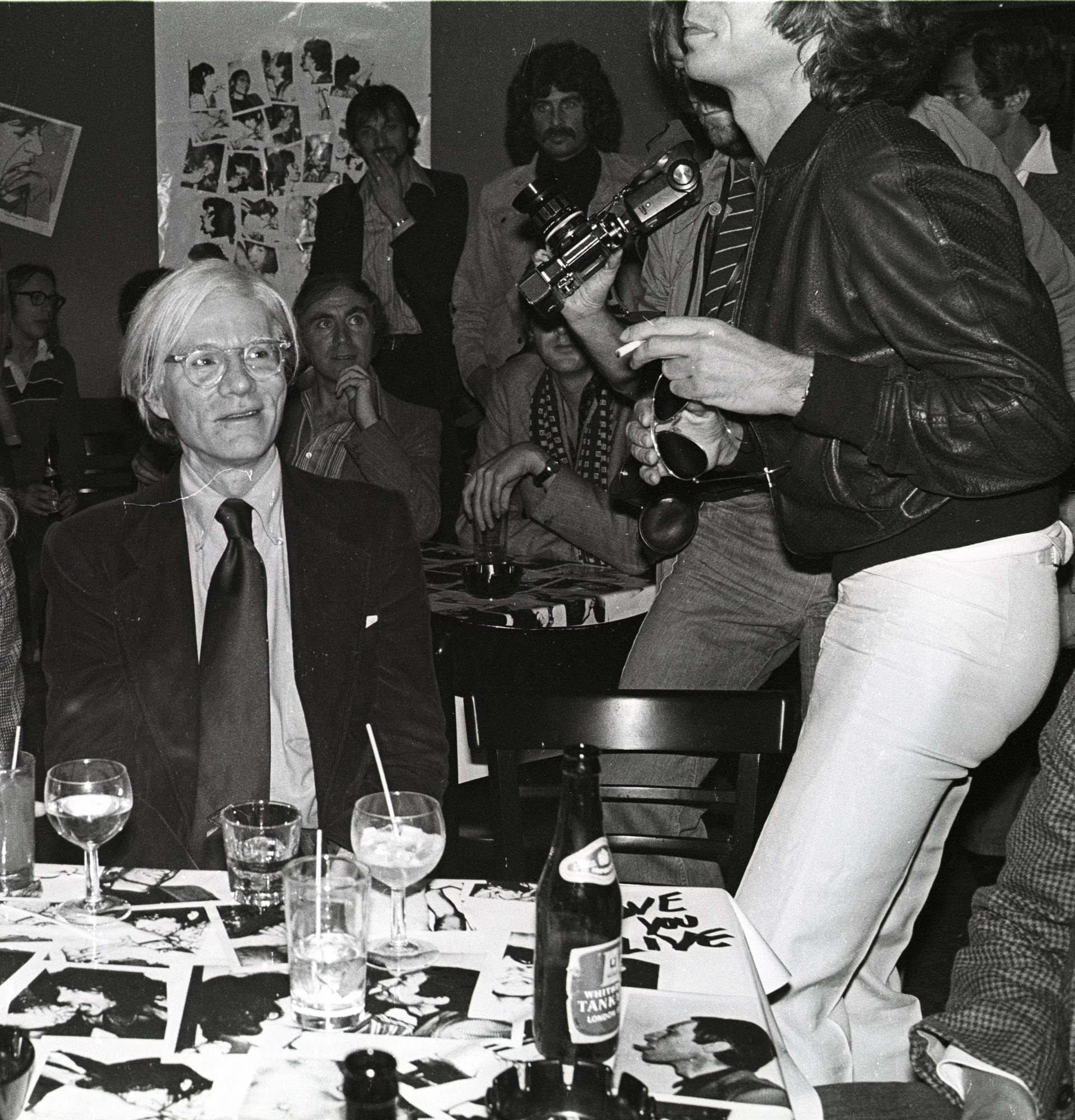 Andy Warhol és Mick Jagger