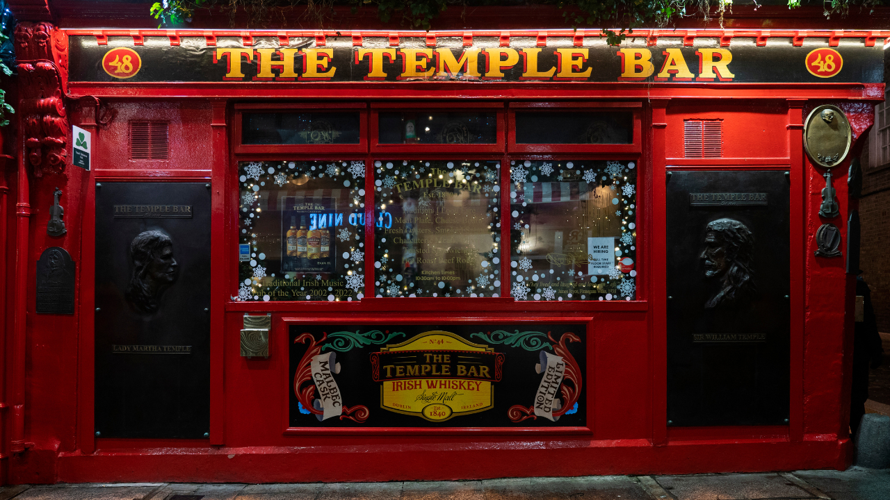 A videóban látható a The Temple Bar, ahol a lányok is buliztak az este folyamán