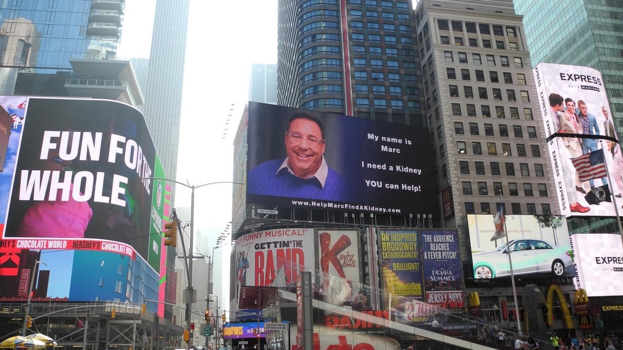A New York-i Times Square óriásplakátjai