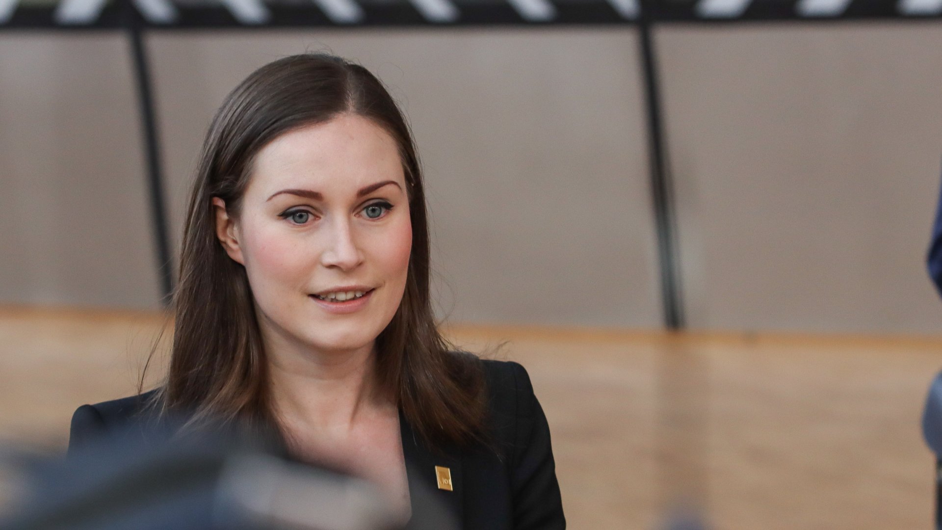 Sanna Marin finn miniszterelnök Brüsszelben 2020. február 21-én