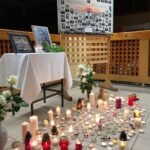 Gyertyagyújtással emlékeztek Suhajda Szilárdra a Békéscsabai Belvárosi Általános Iskola és Gimnáziumban