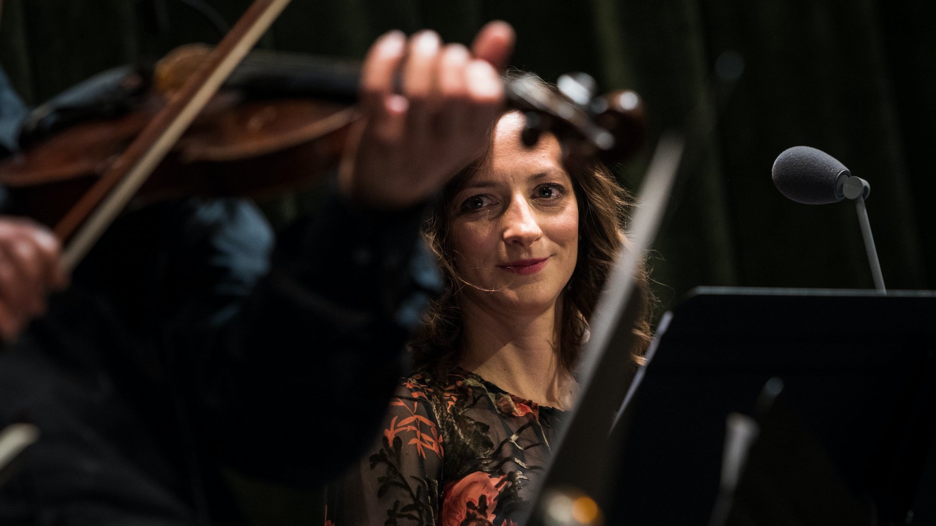 Szalóki Ági énekesnõ a Zeneakadémián adott koncertjén, ahol átvette a Liszt Ferenc-díjat 2017. november 15-én