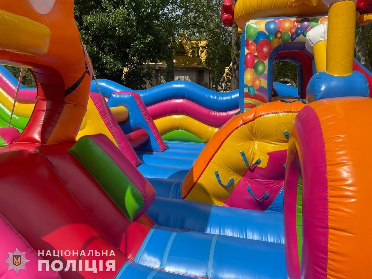 Ugrálóvár az ukrajnai Mikolajivban, ahol megfulladt egy 4 éves kislány