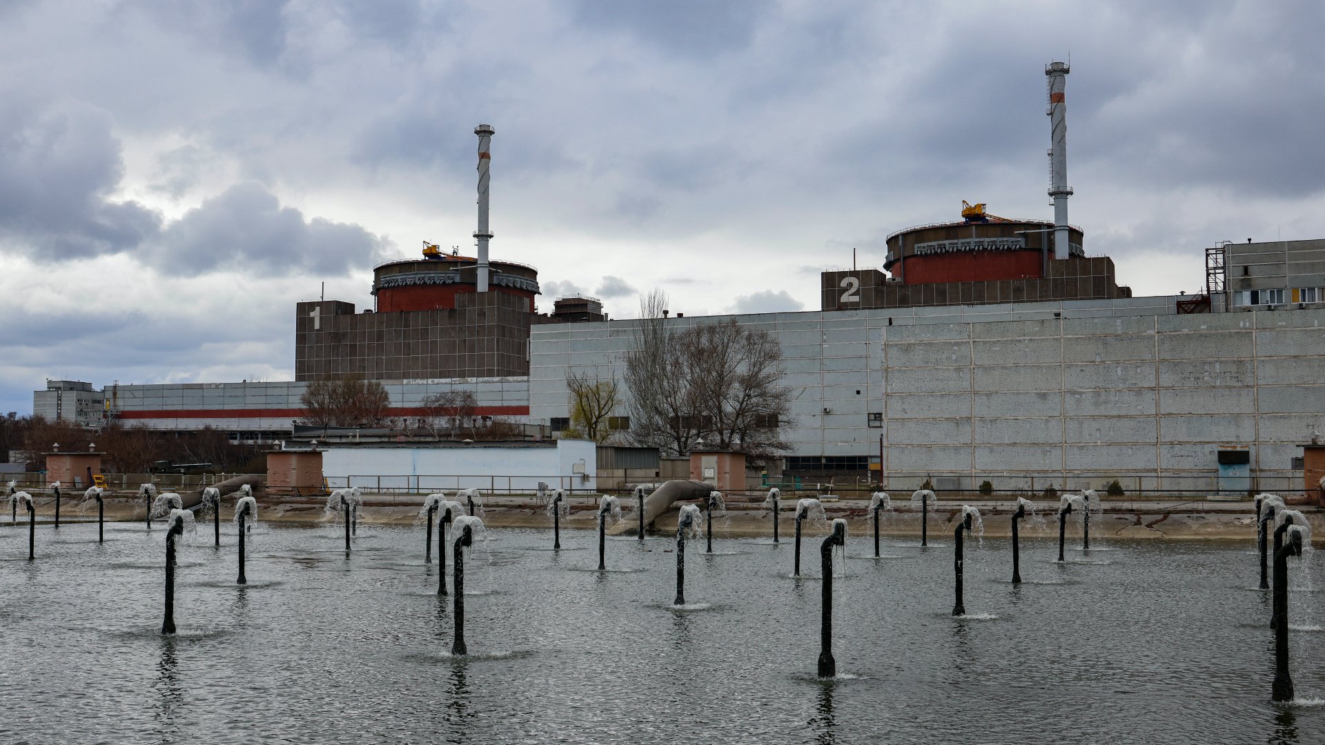A zaporizzsjai atomerõmû a délkelet-ukrajnai Zaporizzsjai terület Oroszország által elfoglalt részén, Enerhodarban 2023. március 29-én