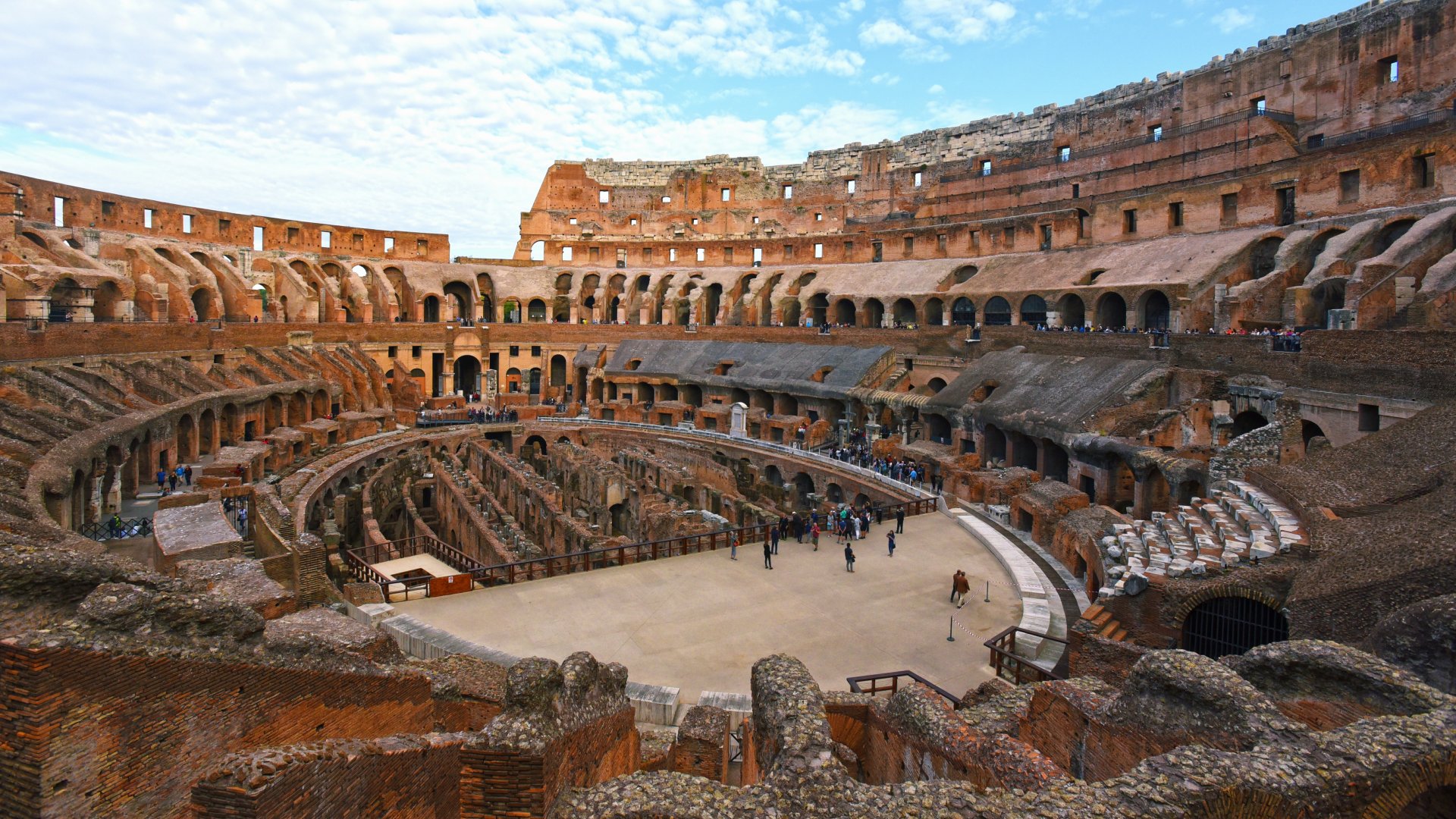 A római Colosseum belülről