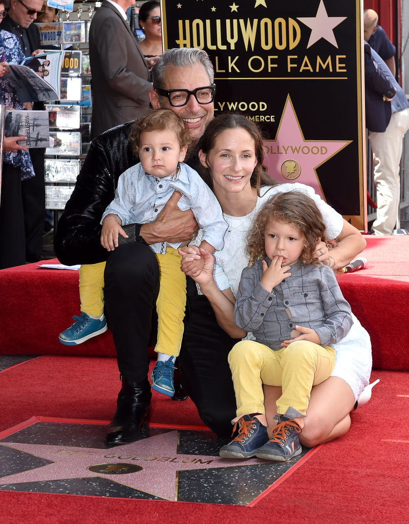 Jeff Goldblum és családja