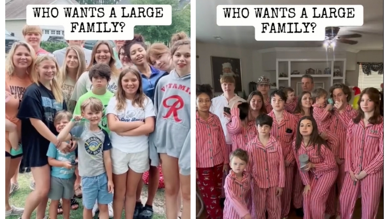 16 gyerekes család