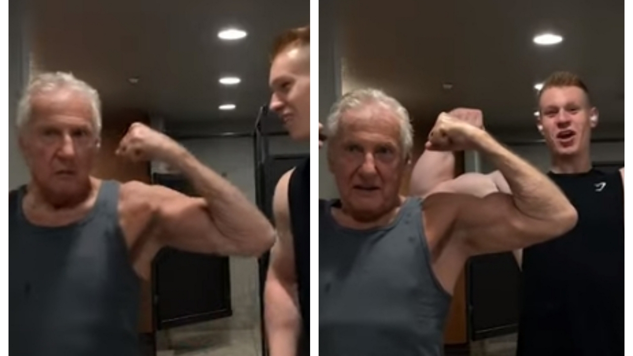 86 éves bodybuilder