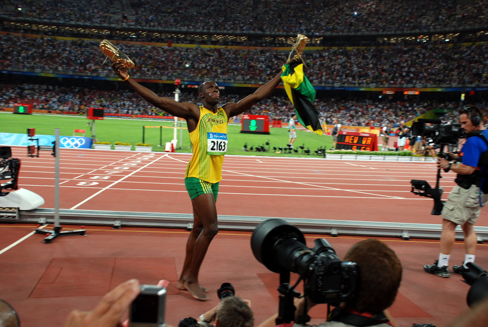 Usain Bolt, a világ leggyorsabb embere (fotó: Wikipedia)