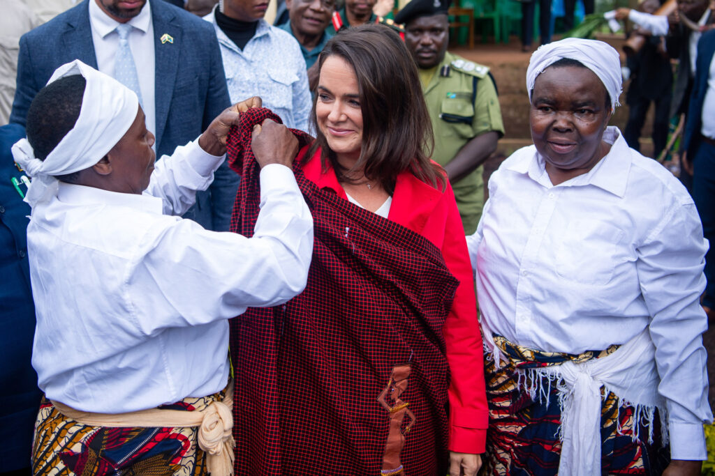 Novák Katalin köztársasági elnök ruandai látogatásán