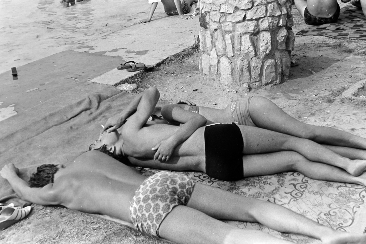 strandolók a 70-es években