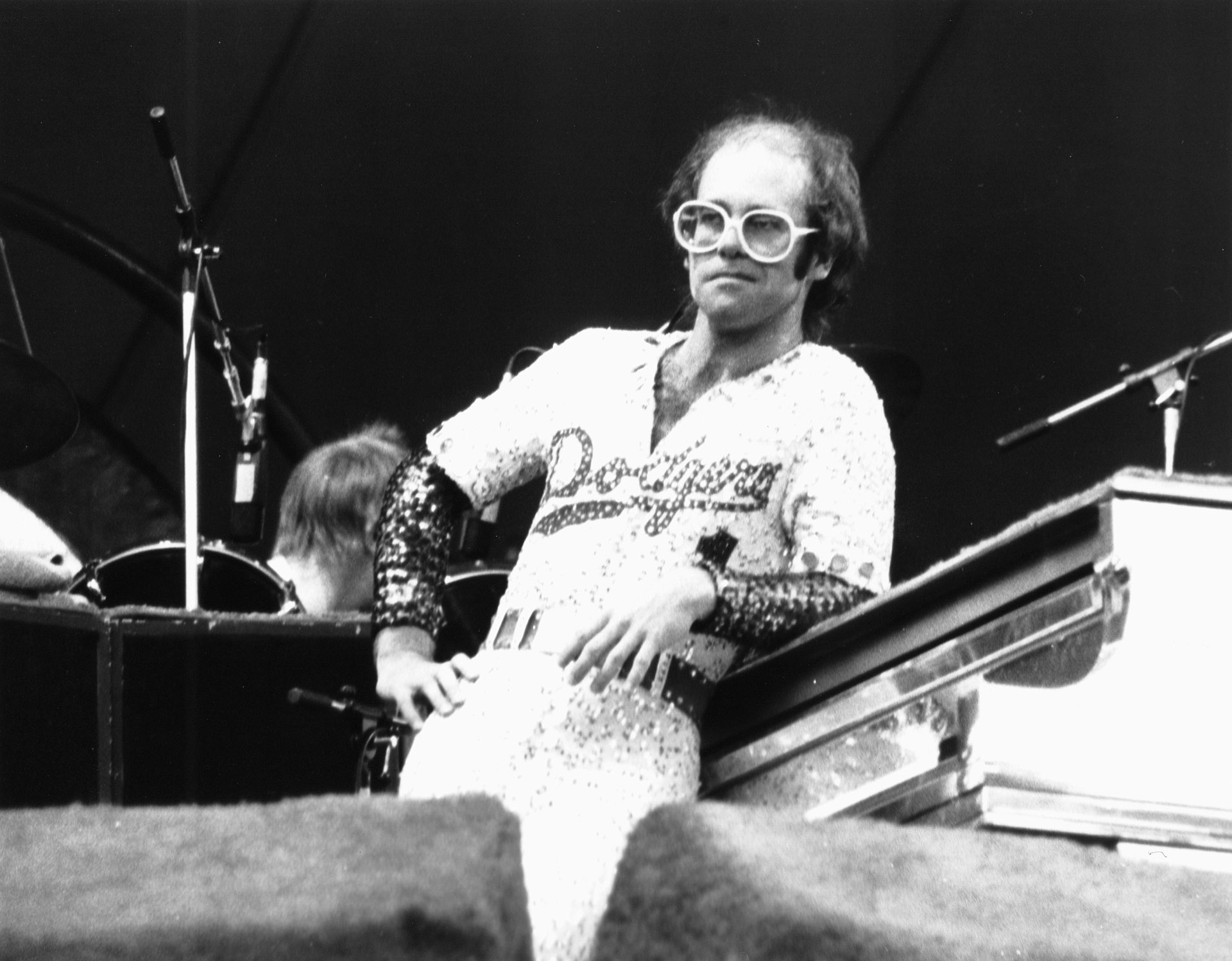 Elton John a Dodger Stadionban