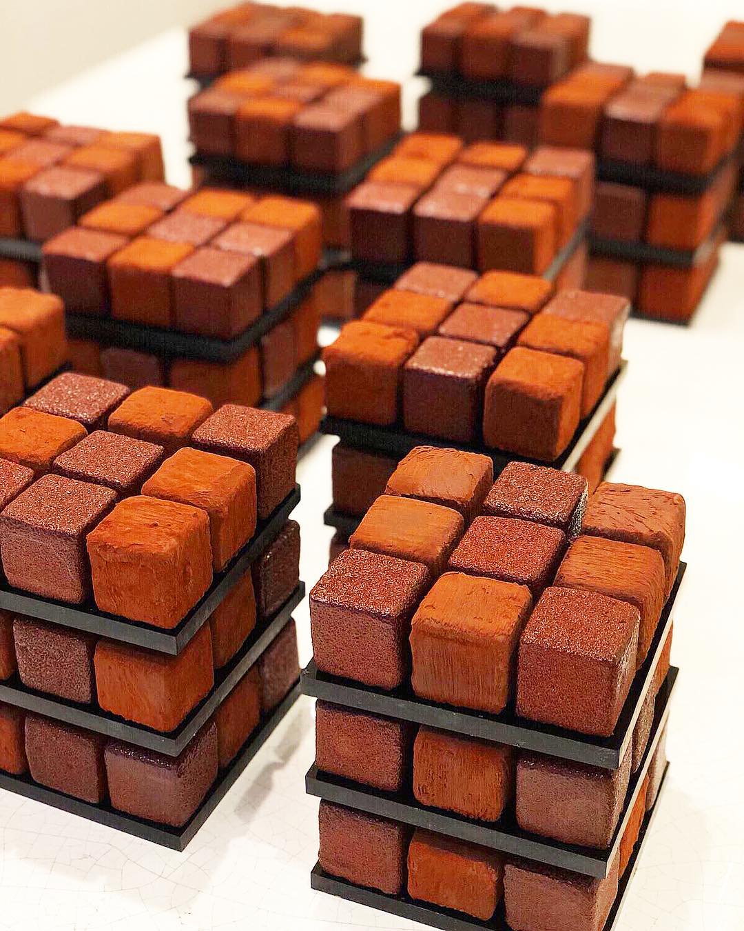 Cédric Grolet francia cukrász Rubik-kocka desszertje