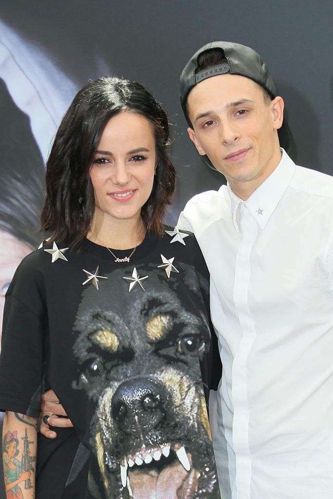 Alizée és férje, Gregoire Lyonnet 2015-ben