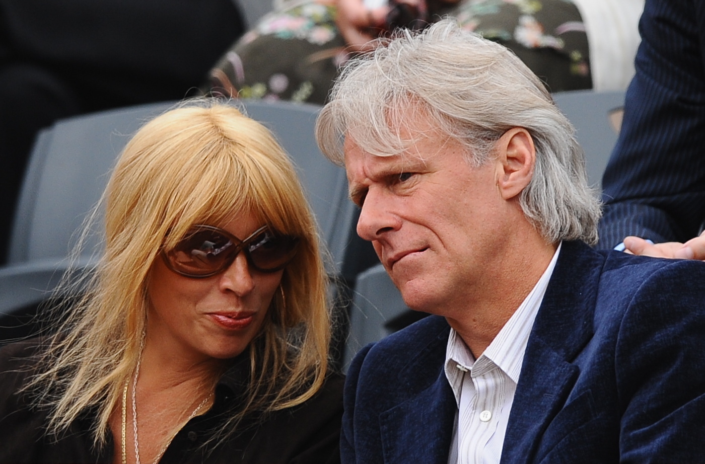 Bjorn Borg és felesége Patricia Ostfeld