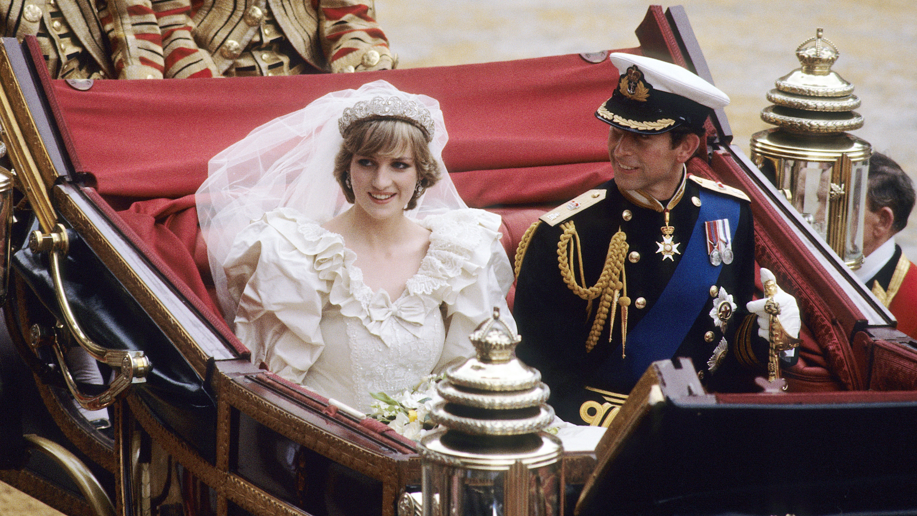 Diana és Károly herceg az eskövő napján