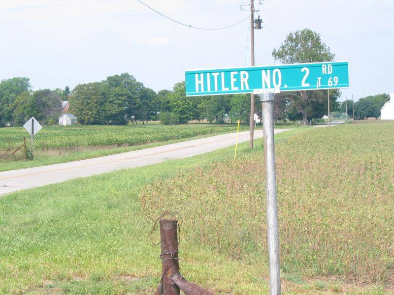 Hitler út Circleville-ben (fotó: reddit)