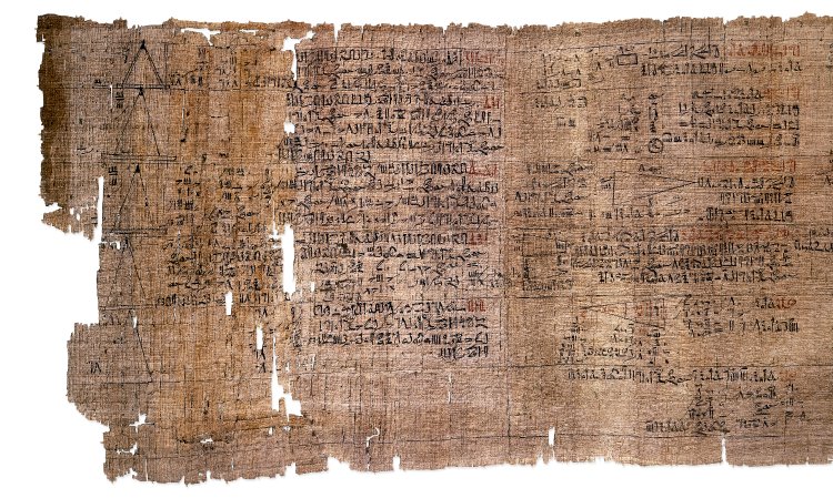 A Rihind-papirusz (fotó: Wikipedia)