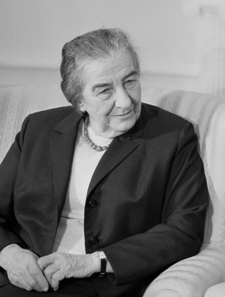 Golda Meir 1973-ban (fotó: Wikipedia)