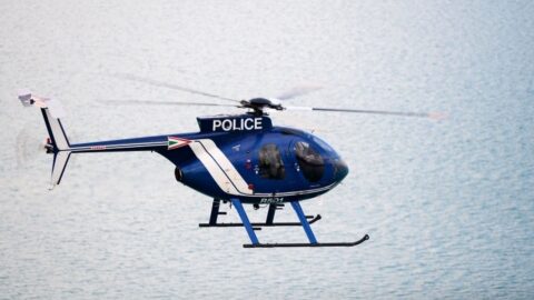 A Balatonba zuhant egy rendőrségi helikopter