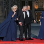III. Károly, Kamilla királyné, Emmanuel Macron és Brigitte Macron