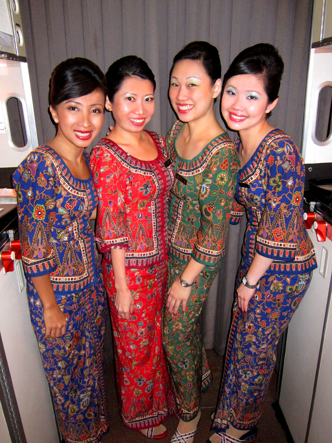 A Singapore Airlines légiutas-kísérői.Fotó: WikiMedia Commons