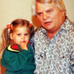Szabó Zsófi kislányként az apukájával